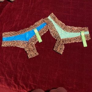 2 NWT Marti Leopard Cheeky Hipster